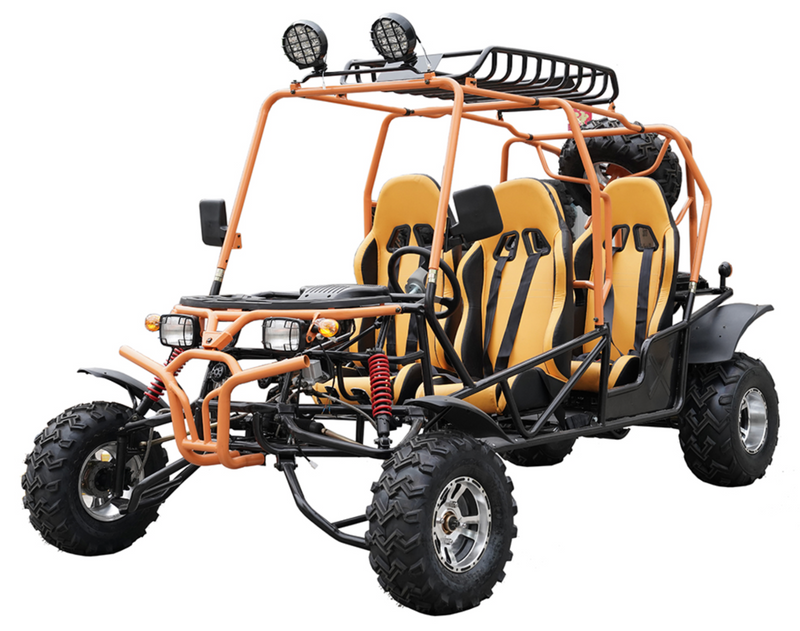 200cc Venom Hummer Go-Kart | 4 Seater | Automatic | Chrome Wheels - Image 3