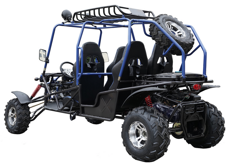 200cc Venom Hummer Go-Kart | 4 Seater | Automatic | Chrome Wheels - Image 7