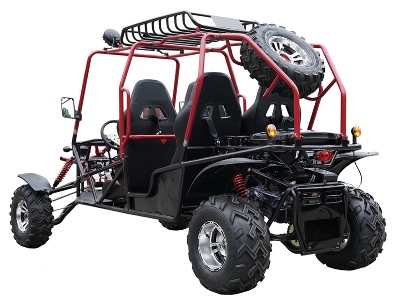 200cc Venom Hummer Go-Kart | 4 Seater | Automatic | Chrome Wheels - Image 8