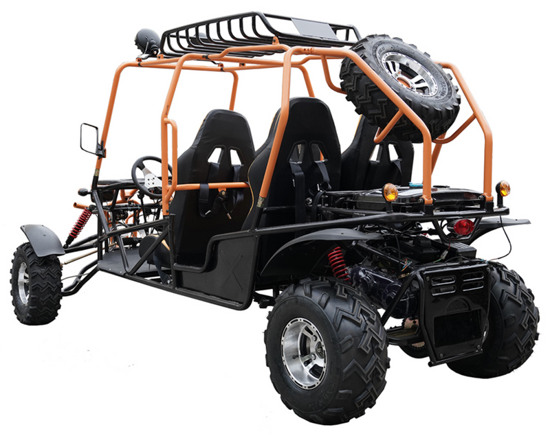 200cc Venom Hummer Go-Kart | 4 Seater | Automatic | Chrome Wheels - Image 9