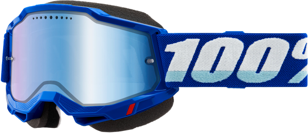 Accuri 2 Snowmobile Goggle Blue W/Blue Mirror Lens