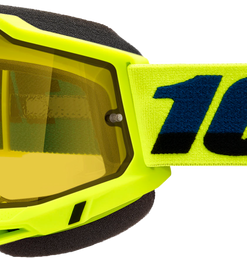 Accuri 2 Snowmobile Goggle Fluo Yellow Yellow Lens