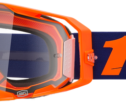 Armatic Goggle Neon Orange Clear Lens