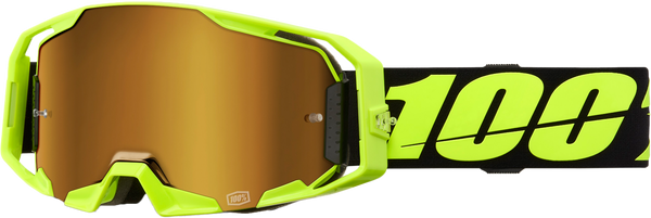 Armatic Goggle Neon Ylw Mirror True Gold