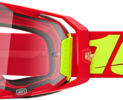 Armatic Goggle Red Clear Lens