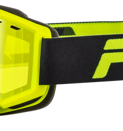 Focus Snow Goggle Black/Hi-Vis W/ Gold Mirror/Yellow Lens