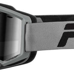 Focus Snow Goggle Silver/Char W/ Silver Mirror/Smoke Lens