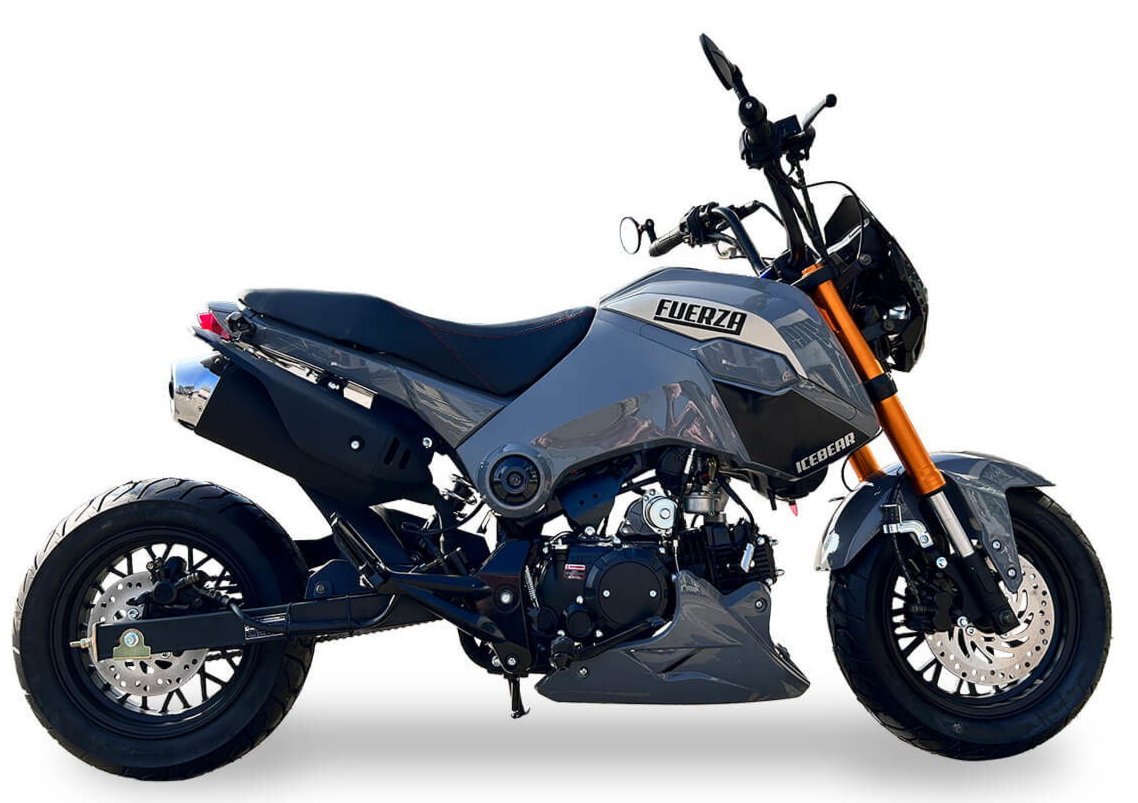 Fuerza 125cc Motorcycle, 4-Speed Manual, Dual Disc Brakes, 12 inch Aluminum Wheels, 50 State Legal – Metallic Blue - Image 2