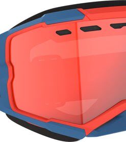 Fury Snowcross Ls Goggle Drk Blu/Neon Red Red Chrome