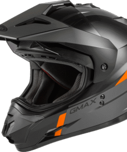 Gm-11 Dual-Sport Scud Helmet Matte Black/Orange/Grey Lg