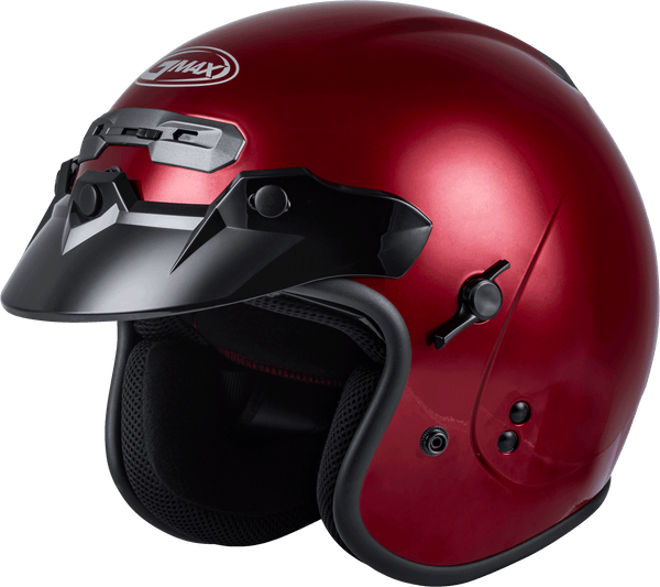 Gm-32 Open-Face Helmet Candy Red Xs