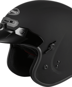 Gm-32 Open-Face Helmet Matte Black Lg