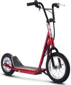 Groove Big Wheel Electric Scooter, Lithium 36v 350w, Ages 12 and up – Red