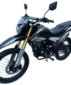 Hawk DLX 250cc Fuel Injected Dual Sport Dirt Bike, 5-Speed Manual, Electric Start, 21/18 inch Wheels, Ages 16 and up – Black