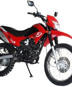 Alternative view of Hawk-X 250cc Dual Sport Dirt Bike, 5-Speed Manual, Electric Start, 21/18 inch Wheels, DOT Approved, Ages 16 and up – Red
