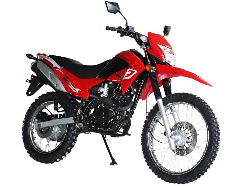 Hawk-X 250cc Dual Sport Dirt Bike, 5-Speed Manual, Electric Start, 21/18 inch Wheels, DOT Approved, Ages 16 and up – Red - Image 2