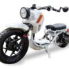 Maddog Gen V 150cc Street Scooter, Automatic, Front Disc Brake, 14 inch Aluminum Wheels, Digital Speedometer, LED Lights, 50 State Legal – Metallic White