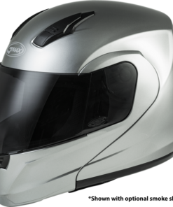 Md-04 Modular Helmet Metallic Silver Xs