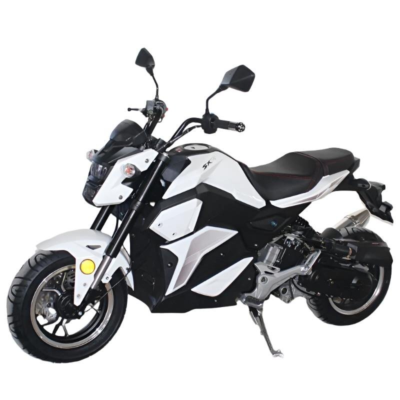 Mini Max 50cc Motorcycle, Automatic, Front Disc Brake, 12 inch Aluminum Wheels, 50 State Legal – Metallic Red - Image 4