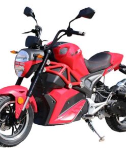 Alternative view of Nightwing 50cc Motorcycle, Automatic Shifting, Front Disc Brake, 12-inch Alloy Wheels – White