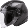 Of-17 Open-Face Helmet Black Sm