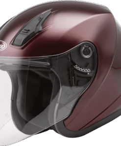Of-17 Open-Face Helmet Wine Red Md