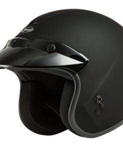 Of-2 Open-Face Helmet Matte Black 2x