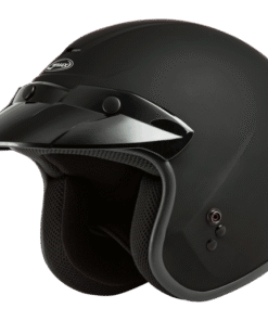 Of-2 Open-Face Helmet Matte Black Sm
