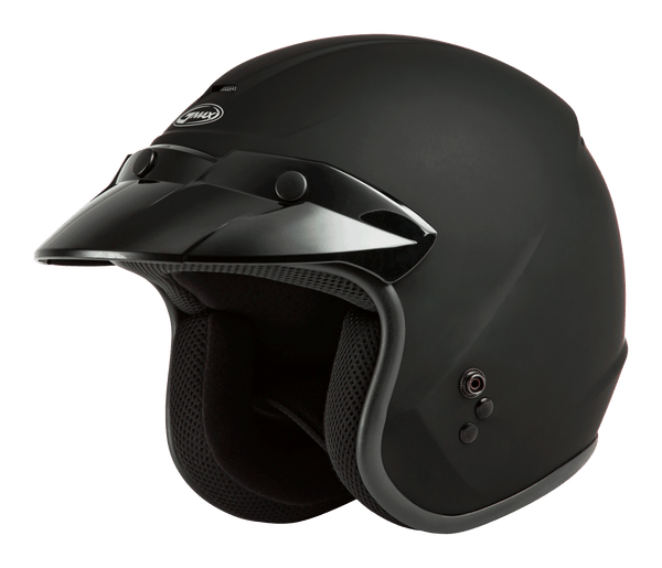 Of-2 Open-Face Helmet Matte Black Sm