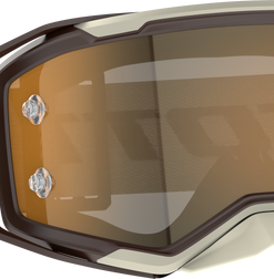 Prospect 2.0 Amp Goggle Dp Brn/Bge Amp Gld Chrm Work