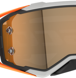 Prospect Amp Gogggle Grey/Orange Gold Chrome Works