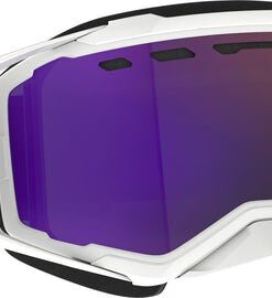 Prospect Snwcrss Goggle Wht/Blk Enhncr Purple Chrome