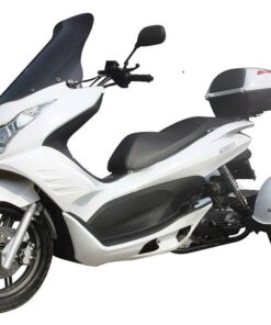 Alternative view of Q6 50cc Trike, Automatic Shifting, Full Wind Screen, Locking Trunk – White