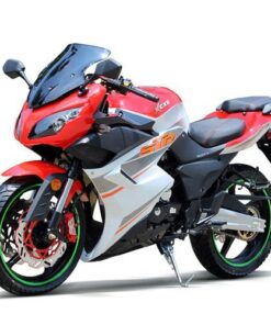 Alternative view of Razor 250 Street Sport Motorcycle, 5-Speed Manual, 17-inch Wheels – Red