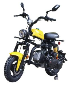 Rogue 150cc Street Mini Motorcycle, DOT Approved Street Legal – Yellow