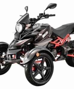 Alternative view of Spider X200 Trike, 3-Wheel Motorcycle, Automatic with Reverse – Black