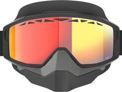 Split Otg Snwcrss Ls Goggle Blk/Wht Red Chrome