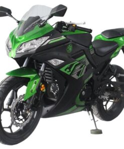 Super Sport 125cc Motorcycle, 4-Speed Manual, Hydraulic Disc Brakes, 17-inch Alloy Wheels – Green