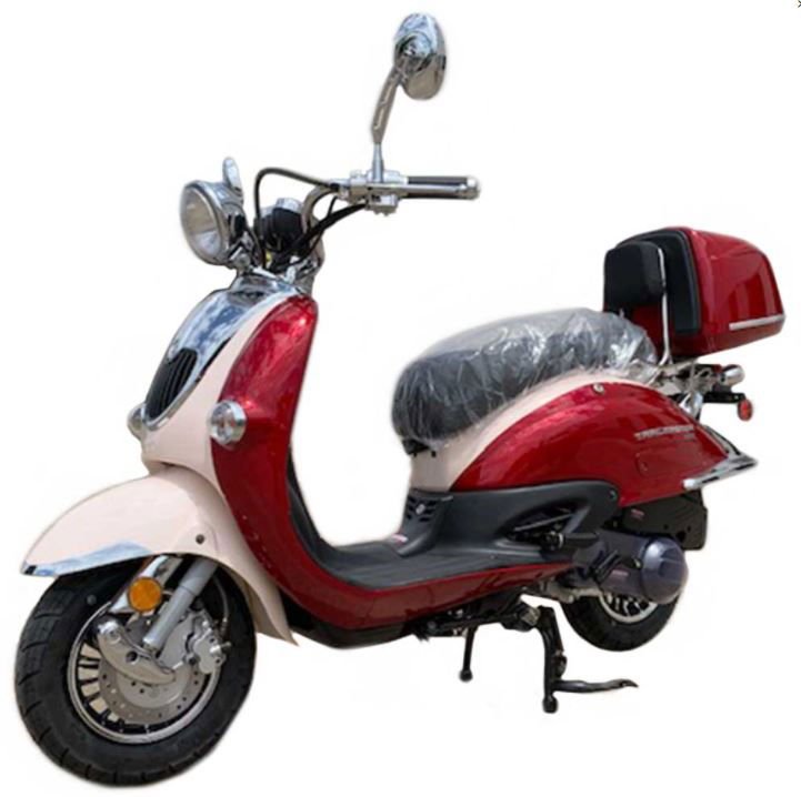 TrailMaster Sorrento 50cc Street Scooter – Red - Image 4