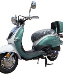 Alternative view of TrailMaster Sorrento 50cc Street Scooter, Ships Fully Assembled – Red