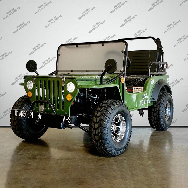 Venom Mini Jeep | 125cc | 2 Seater | Willys Edition | 3 Speed - Image 2