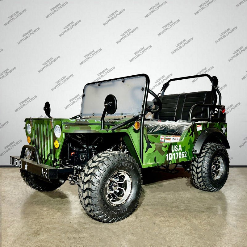 Venom Mini Jeep | 125cc | 2 Seater | Willys Edition | 3 Speed - Image 3