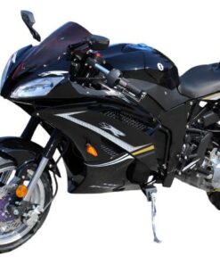 Wasp 200 Sport Motorcycle, Automatic Shifting, Hydraulic Disc Brakes, 13-inch Alloy Wheels – Black