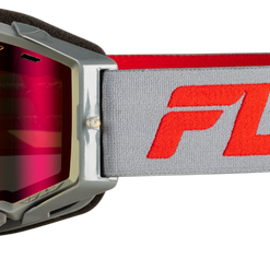 Zone Elite Snw Goggle Grey/Red W/Red Mir/Plrzd Amber Lens