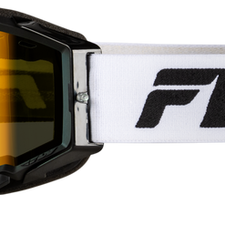 Zone Elite Snw Goggle Wht/Blk W/Plrzd Yellow Lens