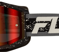 Zone Goggle Black/Grey W/ Red Mirror/Smoke Lens