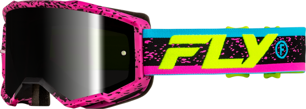 Zone Goggle Pink/Black/Hi-Vis W/ Black Mirror/Smoke Lens