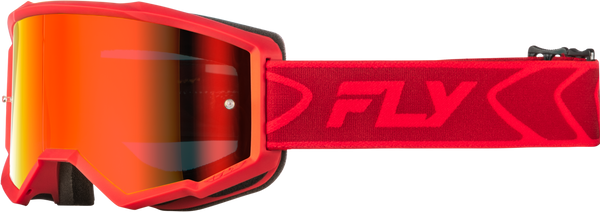 Zone Goggle Red/Crimson W/ Red Mirror/Smoke Lens