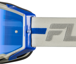 Zone Pro Goggle Grey/Blue W/ Blue Mirror/Smoke Lens
