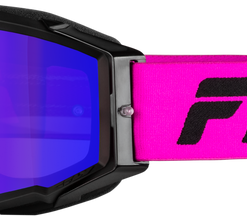 Zone Pro Goggle Pink/Black W/ Iridescent Red Mir/Smk Lens